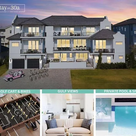 Poppy House By Stay On 30A- Pool, Bikes, Golf Cart